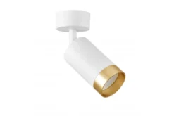 LAMPADA DA SOFFITTO MODERNA BIANCO E ORO VIVO W1