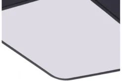 LAMPADA DA SOFFITTO MODERNA CUBO D30 NERA