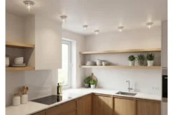 LAMPADA DA SOFFITTO MODERNA DENI CROMO