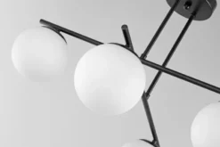 LAMPADA DA SOFFITTO MODERNA LEDO NERO W4