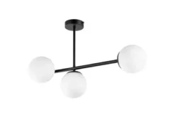 LAMPADA DA SOFFITTO MODERNA LEDO NERO W3