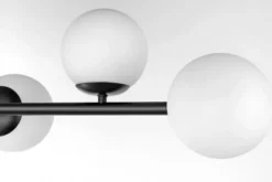 LAMPADA DA SOFFITTO MODERNA LEDO W4 NERO