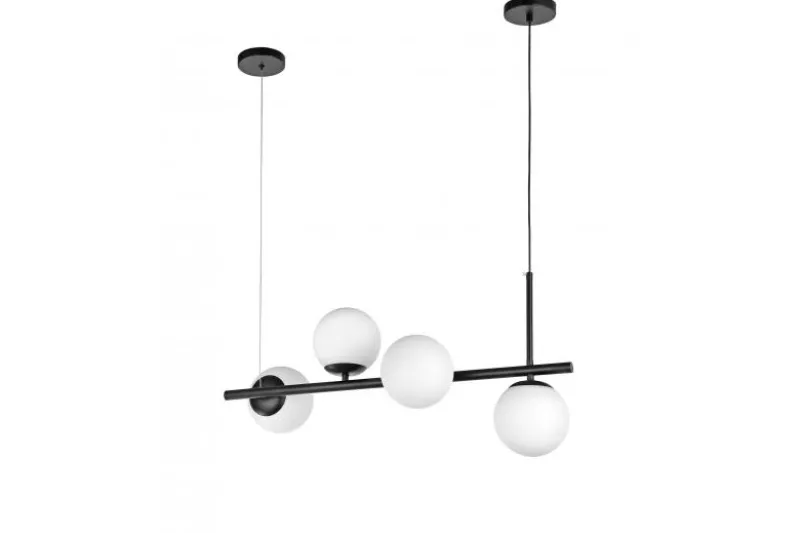 LAMPADA DA SOFFITTO MODERNA LEDO W4 NERO