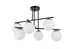 LAMPADA DA SOFFITTO MODERNA LEDO W6 NERO