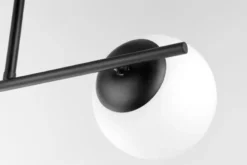 LAMPADA DA SOFFITTO MODERNA LEDO W2 NERO