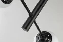 LAMPADA DA SOFFITTO MODERNA NERA FINO PRO W4