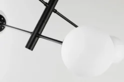 LAMPADA DA SOFFITTO MODERNA NERA FINO PRO W4