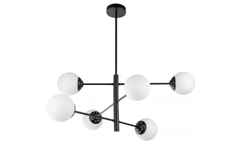 LAMPADA DA SOFFITTO MODERNA NERA FINO PRO W6