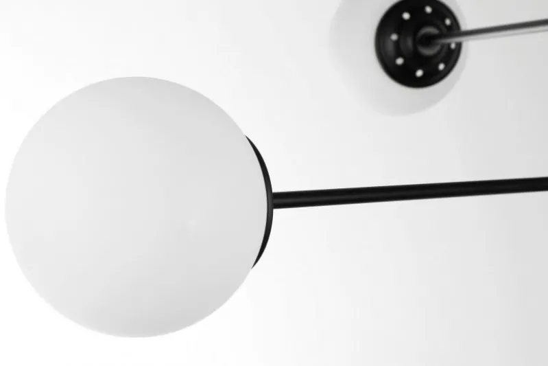 LAMPADA DA SOFFITTO MODERNA NERA FINO PRO W6