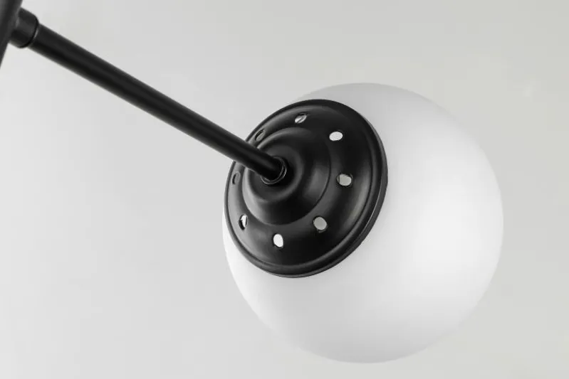 LAMPADA DA SOFFITTO MODERNA NERA FINO PRO W6