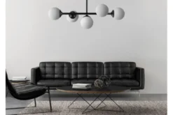 LAMPADA DA SOFFITTO MODERNA NERA FINO W5