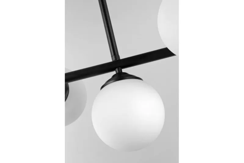 LAMPADA DA SOFFITTO MODERNA NERA FINO W5