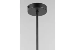LAMPADA DA SOFFITTO MODERNA NERA FINO W3
