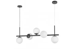 LAMPADA DA SOFFITTO MODERNA NERA LEDO W5