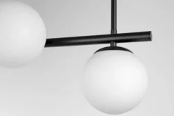 LAMPADA DA SOFFITTO MODERNA NERA LEDO W5