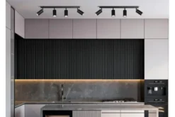 LAMPADA DA SOFFITTO MODERNA NERA NEO W4