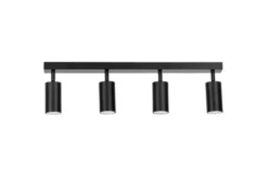 LAMPADA DA SOFFITTO MODERNA NERA NEO W4
