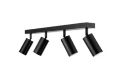 LAMPADA DA SOFFITTO MODERNA NERA NEO W4