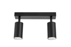 LAMPADA DA SOFFITTO MODERNA NERA NEO W2