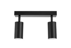 LAMPADA DA SOFFITTO MODERNA NERA NEO W2