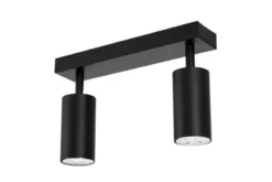 LAMPADA DA SOFFITTO MODERNA NERA NEO W2