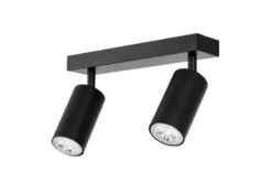 LAMPADA DA SOFFITTO MODERNA NERA NEO W2