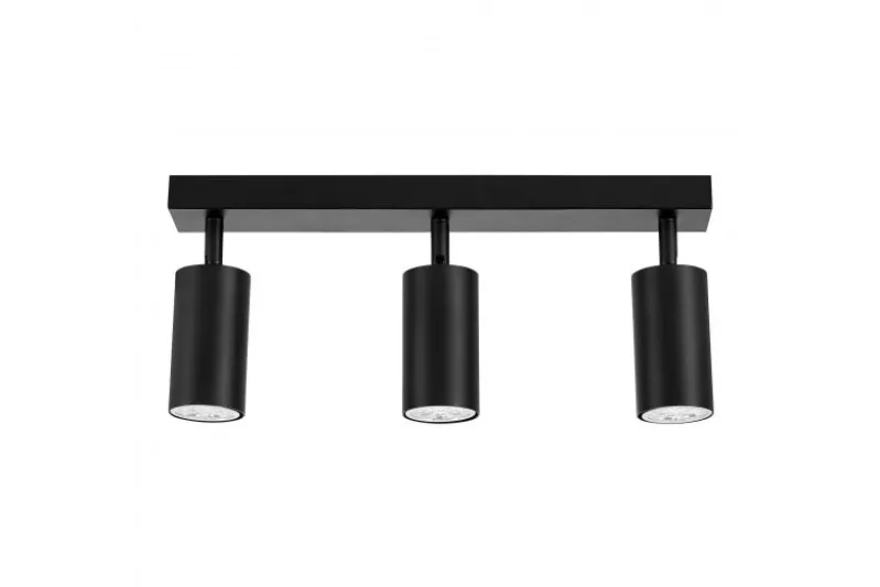 LAMPADA DA SOFFITTO MODERNA NERA NEO W3