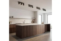 LAMPADA DA SOFFITTO MODERNA NERA NEO W3