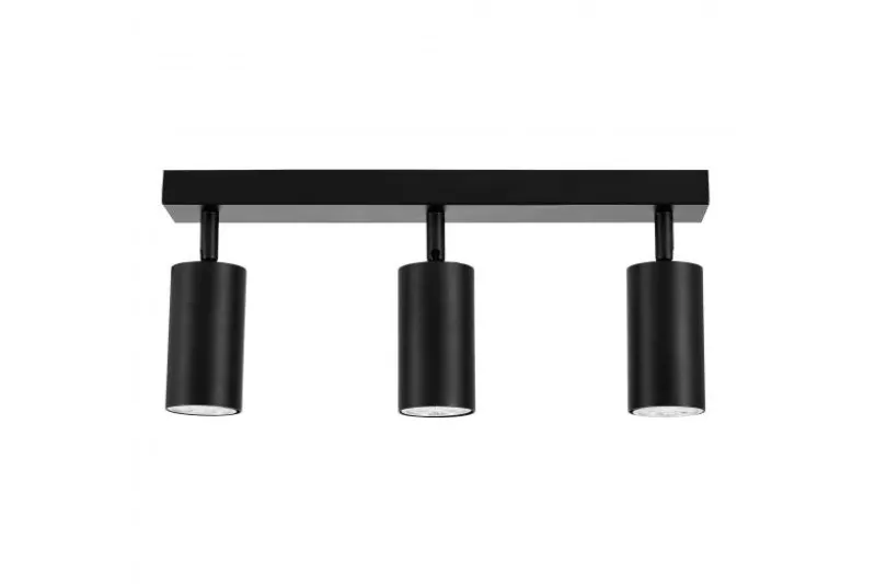 LAMPADA DA SOFFITTO MODERNA NERA NEO W3