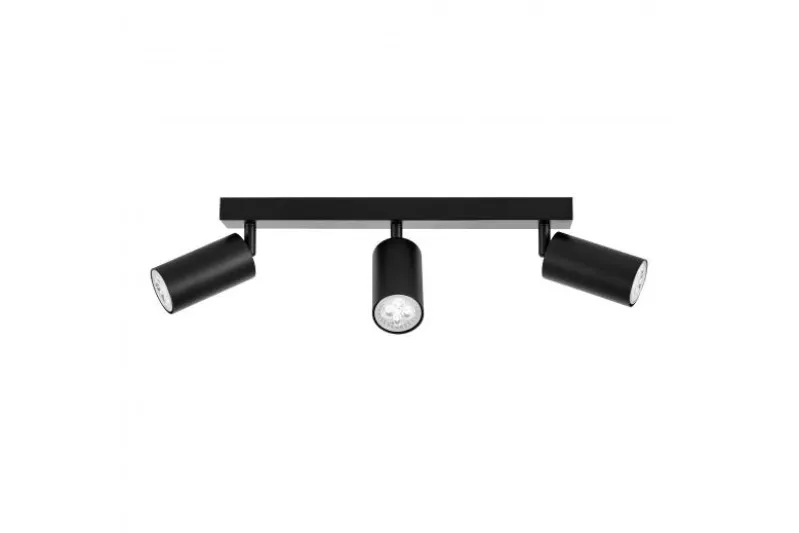 LAMPADA DA SOFFITTO MODERNA NERA NEO W3