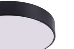 LAMPADA DA SOFFITTO MODERNA NERA ORBO D50
