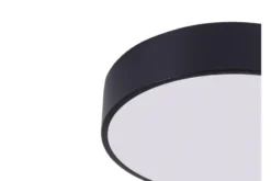LAMPADA DA SOFFITTO MODERNA NERA ORBO D40