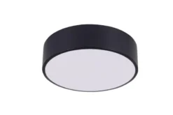 LAMPADA DA SOFFITTO MODERNA NERA ORBO D30