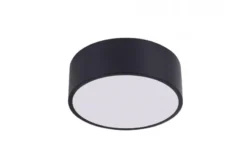 LAMPADA DA SOFFITTO MODERNA NERA ORBO D23