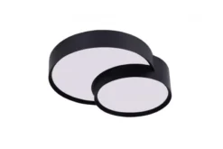 LAMPADA DA SOFFITTO MODERNA NERA ORBO DUO D40
