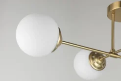 LAMPADA DA SOFFITTO MODERNA OTTONE FINO W4