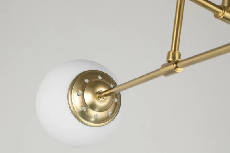 LAMPADA DA SOFFITTO MODERNA OTTONE FINO W6