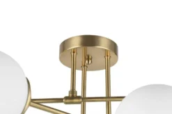 LAMPADA DA SOFFITTO MODERNA OTTONE FINO W6