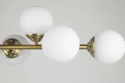 LAMPADA DA SOFFITTO MODERNA OTTONE FINO W8