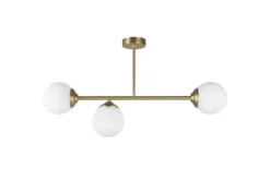 LAMPADA DA SOFFITTO MODERNA OTTONE FINO W3