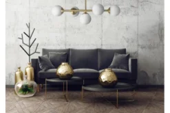 LAMPADA DA SOFFITTO MODERNA OTTONE FINO W5
