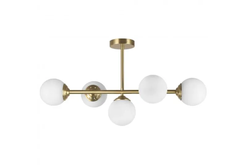 LAMPADA DA SOFFITTO MODERNA OTTONE FINO W5