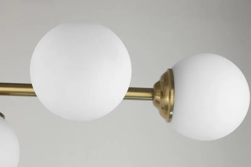 LAMPADA DA SOFFITTO MODERNA OTTONE FINO W5