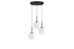 Lampada da soffitto moderna tre sfere struttura nera FREDICA W3