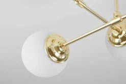 Lampada da soffitto oro a sfera FINO W4