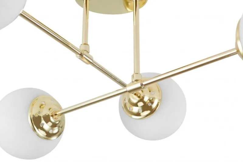 Lampada da soffitto oro a sfera FINO W4