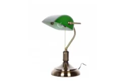 Lampada da tavolo Churchill con paralume colore verde