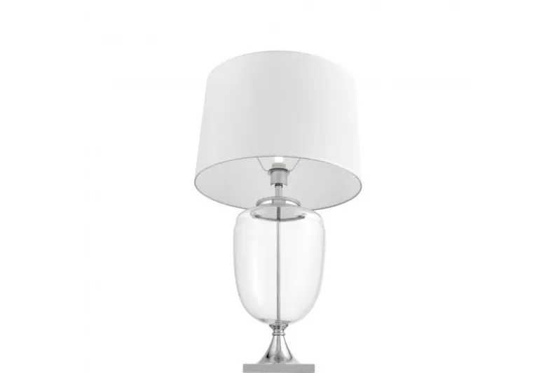 Lampada da tavolo comodino OLIMPIA Bianco