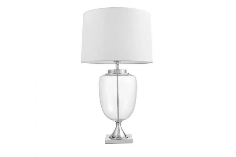 Lampada da tavolo comodino OLIMPIA Bianco