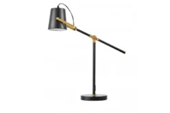LAMPADA DA TAVOLO FELA IN OTTONE NERO